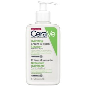 CeraVe Hydrating Cream-to-Foam Cleanser Normal to Dry Skin