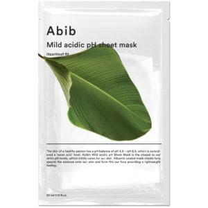 Abib, Mild Acidic pH Sheet Mask Heartleaf Fit